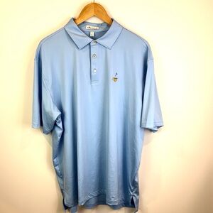Peter Millar Light Blue Polo Shirt size XL